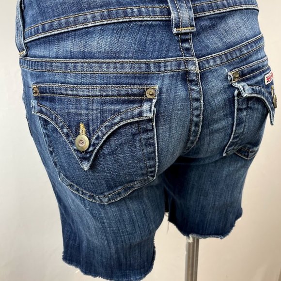 Hudson Jeans Midrise Cut off Jean Shorts Size 28 - Picture 6 of 15